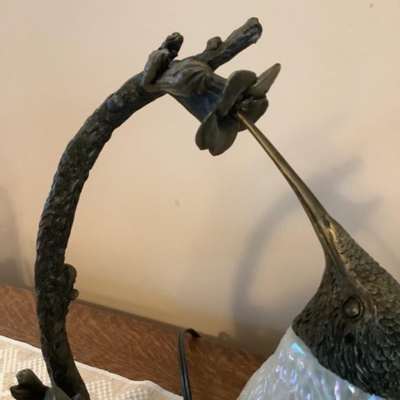 Vintage hummingbird lamps set of 2 - Picture 14 of 16